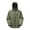 Light Green, variant on Men's Packable Hooded Long Coat - 3D Tailored Loose Fit Outdoor Commuter Jacket with Multiple Pockets