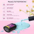 thumbnail image 4 of Kit de esmaltes de uñas en gel PHOENIXY con luz UV, 36 colores, 8 ml, 4 of 7