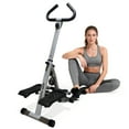 thumbnail image 1 of Soozier Stepper Exercise Machine, Stair Stepper with Handlebar, Black, 1 of 10