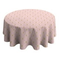 thumbnail image 4 of Fashionable Round Tablecloth 60x60in(153x153cm) – Waterproof Polyester Table Cover with Full Print Design, Wrinkle Resistant & Washable for Kitchen Dining Party Decor, 4 of 6