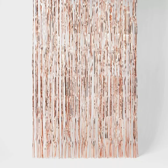 Fringe Backdrop Rose Gold