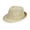 Light Yellow, variant on CUIYUAN Men's Summer Linen Hat Breathable Short Brim Sun Hat
