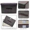 thumbnail image 5 of Versatile Non-Woven Fabric Folding Storage Box - Multi-Purpose, Dust-Proof, and Foldable Clothing Organizer, Grey, 5 of 6