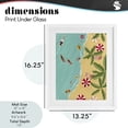 thumbnail image 3 of Busy Beach Day Hangout White Framed Print Under Glass, design by Nabeela Rumi, 3 of 10