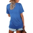 thumbnail image 3 of Remera Lunivop para Mujer con Cuello en V y Manga Corta de Verano, 3 of 3