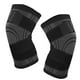 thumbnail image 3 of Compression Knee Brace, Easy To Wear Black Breathable Sports Knee Support Bandage Thin For Basketball ANGGREK EI2719, 3 of 8