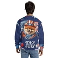 thumbnail image 5 of Patriotic Pomeranian Celebrates 4th of July All Over Print 3D Sweatshirt Unisex Merch Pom Dog Lover Gifts - 02009, 5 of 6