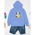 thumbnail image 3 of Cute Panda Bear Opening Present Hoodie Juniors -Image by Shutterstock,  Medium, 3 of 4