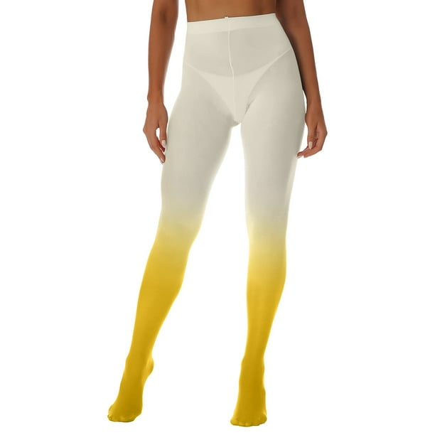 Larisalt Leggings For Women,High Waist Squat Proof Ankle Length Interlink  Leggings Yellow,One Size - Walmart.com