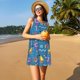 thumbnail image 3 of Balery Sailboat With Sailing Vestidos de verano para mujer con estampado: vestido holgado sin mangas, vestido playero informal y cómodo para días calurosos., 3 of 7