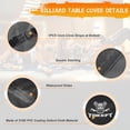 thumbnail image 3 of Billiard Table Cover Tokept Waterproof Windproof 244x142x20cm, 3 of 8