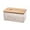 Grey, variant on XKHHLH Tissue Box Cover Rectangle, Clear Tissue Box Holder with Bamboo Lid, Dryer Sheet Holder, Kleenex Box Covers, Napkin Facial Tissues Holder Dispenser
