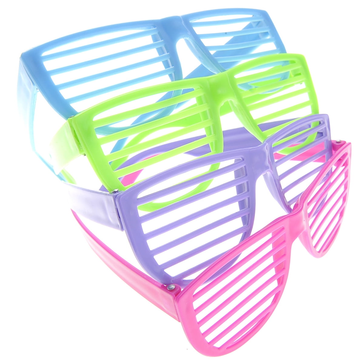 Keepin It Cool Multi-color Costume Glasses, (Pack of 12)