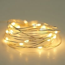 BalsaCircle 7.5 feet Clear 20 LED Fairy Lights Garland Wedding Party Centerpieces Backdrop