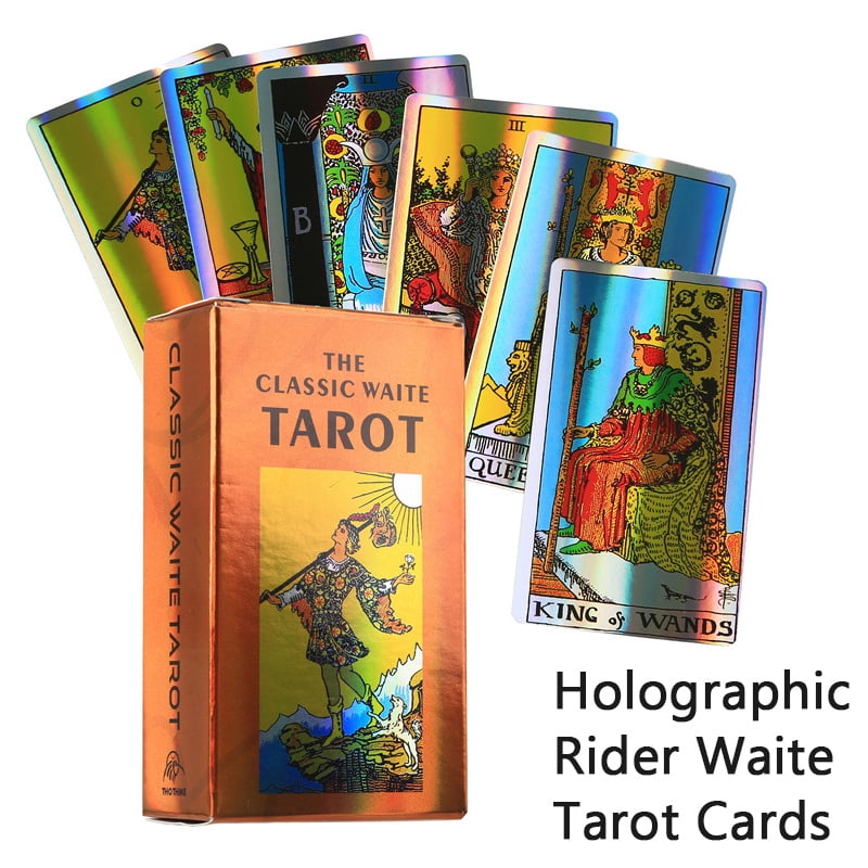 Cartas de Tarot de Brujas holográficas YUBINGJIE láser | Walmart en línea