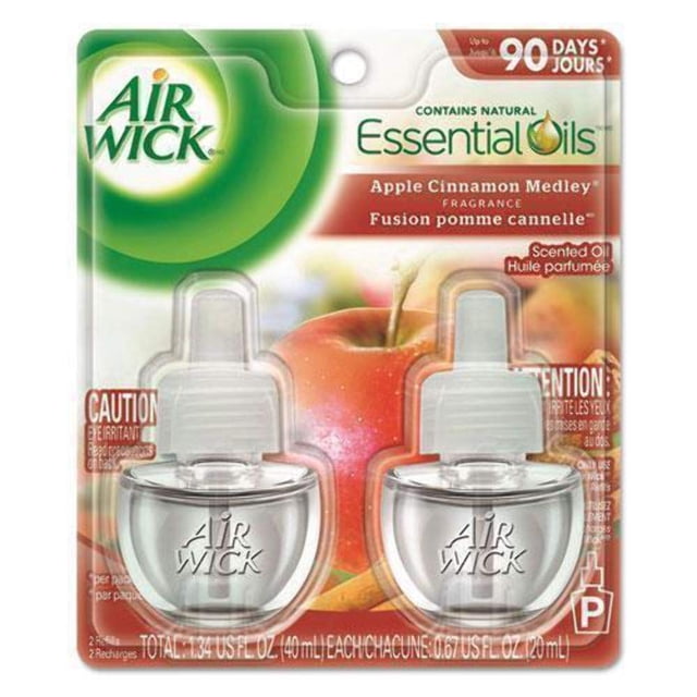 Recambio de aceite perfumado Air Wick Apple Cinnamon 40 ml, paquete de 2