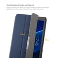 thumbnail image 3 of Ultra Thin Case Compatible For Samsung Galaxy Tab A 10.1, With Stand Function And Auto Sleep / Wake Up Function Slim Leather Case For Galaxy Tab A 10.1 Inch T580 / T585, Dark Blue, 3 of 7