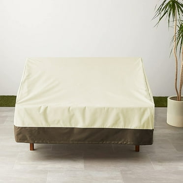 40 in.x 37 in.x 30 in. Outdoor Patio Furniture Cover Windproof and Waterproof Beige