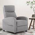 thumbnail image 3 of Simenmax Massage Recliner Chair, Single Sofa Recliner Chairs Adjustable Theater Chairs Padded Seat Backrest,Gray, 3 of 8