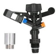 thumbnail image 1 of Hilitand Automatic Sprinkler,G1/2 Male Thread Automatic Sprinkler Greening 360 Degree Rotation Agricultural Irrigation Rocker Sprinkler,Irrigation Sprinkler, 1 of 8