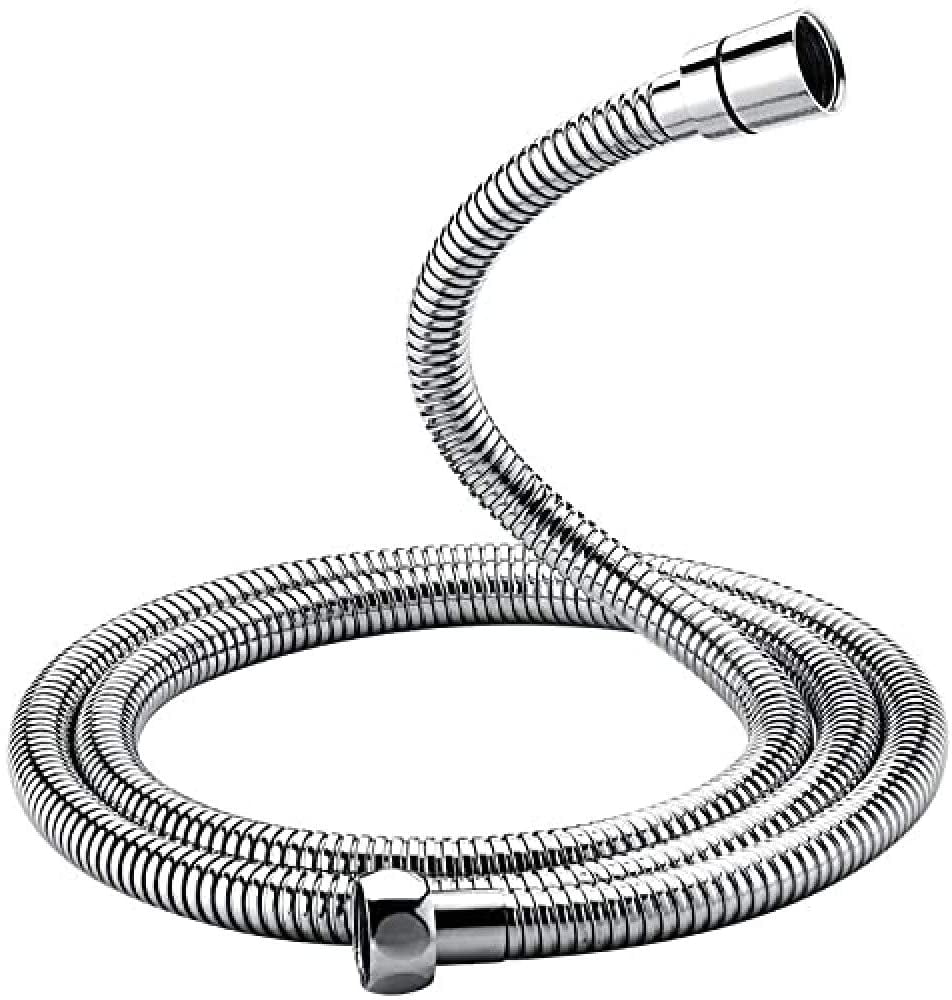 Shower hose 1.2m to 2.5m chrome bath flexible stainless steel replacement PIPE 