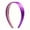 Purple, variant on Fgnfyis Wide Satin Handmade Hair Bands for Women's Hair Elegant Hair Clamp Non Styling Hot Pink