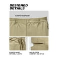 thumbnail image 4 of Ohebi Men’s Big & Tall Cargo Shorts 3XL-6XL – Quick-Dry, Elastic Waist, Zipper Pockets, Lightweight for Outdoor & Casual Wear, 4 of 5