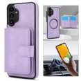 thumbnail image 3 of Allytechgroup Detachable Cards Holder Case for Samsung Galaxy A13 4G, RFID Blocking 2 In 1 Wallet PU Leather Case with Stand Compatible with Magsafe Shockproof Cover for Galaxy A13 4G, Purple, 3 of 5