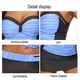 thumbnail image 3 of Traje de baño de dos piezas para mujer, push up, estampado, tankini, azul, 3 of 7