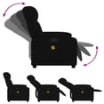 thumbnail image 5 of vidaXL Massage Recliner Chair for Living Room, 6-Point Vibration Adjustable, Black Fabric, 5 of 5