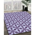 thumbnail image 2 of Ahgly Company Indoor Rectangle Patterned Blue Angel Blue Area Rugs, 6' x 9', 2 of 6