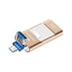 thumbnail image 1 of Unidad flash USB portátil para iPhone, iPad y disco USB OTG de metal 3 en 1 de 8 GB., 1 of 1