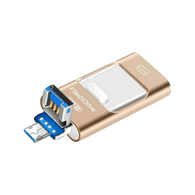 Clé Usb Portable Clé Usb pour I-Phone, I-Pad et android 3-en-1 8G Métal Otg Disque Usb Clé Usb 3.0