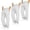 White#3pack, variant on Hsovts Men's Open Bottom Sweatpants Casual Baggy Wide Leg Loose Fit Fleece Sweat Pants Multi‑Color Options For Tall Guys Black 2xL