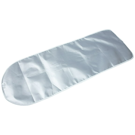 BESTOYARD 1Pcs Heat Resistant Ironing Board Cover Stain Resistant Polyester Silver Rectangular for Home Use