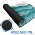 thumbnail image 6 of "Experience Supreme Comfort with our Japanese Blue and White Wave Gaming Mouse Pad XL - Non-Slip Rubber Base, Stitched Edges, 31.5 X 11.8 Inch", 6 of 7