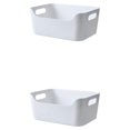 thumbnail image 3 of Naiovety Cesta de almacenamiento resistente y duradera: para todas las necesidades equipada con un integrado blanco 2Conjunto, 3 of 6