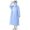 Sky Blue, variant on Adult Full Length Waterproof Raincoat Hooded Riding Rain Jacket for Bicycle, Motorcycle & Outdoor Commuting