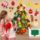 thumbnail image 4 of DIY Felt Christmas Tree 2024 Merry Christmas Decorations for Home Navidad Xmas Tree with Light Christmas Ornaments New Year Gift, 4 of 5