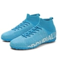 thumbnail image 3 of Zapatos de fútbol ultraligeros para hombre, zapatillas de fútbol, botas de fútbol para interior, con puntas largas, TF/FG, gran oferta, de alta calidad, 3 of 5