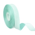 thumbnail image 1 of Uxcell 50 yardas x 1" cinta navideña a rayas, rollo de tela de caramelo verde claro para envoltura de manualidades, coronas, cumpleaños, bodas y decoración de festivales, 1 of 6