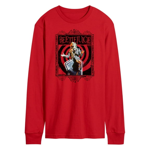 Beetlejuice - Beetlejuice On Grave - Men's Long Sleeve T-Shirt