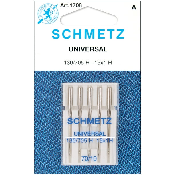 Schmetz Size 70/10 Universal Sewing Machine Needles, 5 Count Walmart