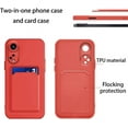 thumbnail image 5 of Compatible with Oppo Reno 8T 5G Case with Card Holder Shockproof Oppo Reno 8T 5G Phone Case for Women Men Soft Silicone TPU Bumper Protective Case (Red), 5 of 12