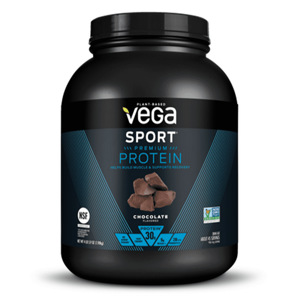Vega Sport Premium Plant Protein Powder, Chocolate, 30g Protein, 4.41lb