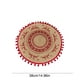 thumbnail image 3 of Manteles Individuales Navideños Redondos Tejidos | Diseño de Reno con Copos de Nieve Rojos y Multicolor | Manteles Resistentes Al Calor | Protectores de Mesa de Nailon para Fiestas | para Fiestas En, 3 of 6