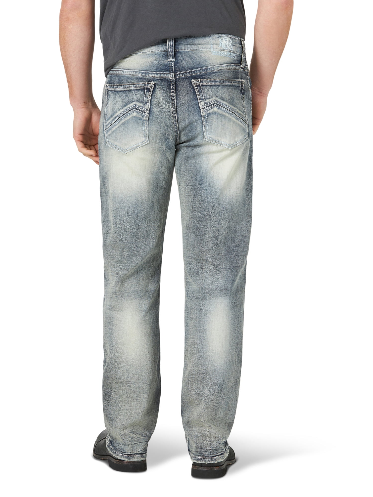 Rock & Republic Men's Relaxed Straight Leg Jean with Ultra Comfort Denim