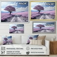 thumbnail image 4 of Designart "Flower landscape Ethereal Lavender II" Lavender Fields Canvas Wall Art, 4 of 5