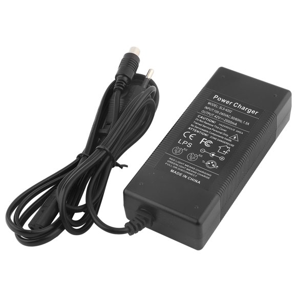 Battery Charger, 42V 2A Electric Scooter Charger, Replacement Scooter Charger Portable Scooter Parts For Scooter Lovers Outdoor Professional Scooter