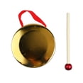 thumbnail image 4 of Hand Gong, Sound Travel Far Excellent Percussive Sound Portable Hand Gong Improve Rhythm Comfortable Handle  For Company Opening For Children Gold, 4 of 8